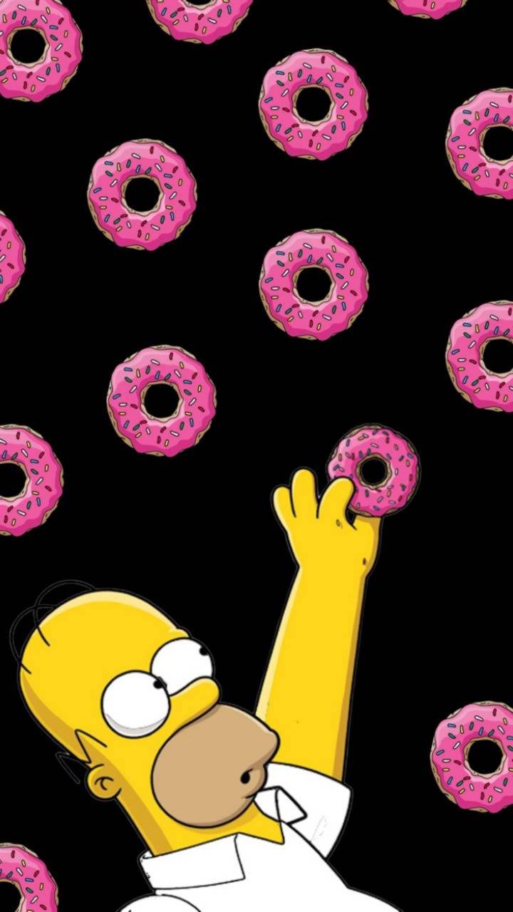 Homer Donuts Wallpapers - Top Free Homer Donuts Backgrounds ...