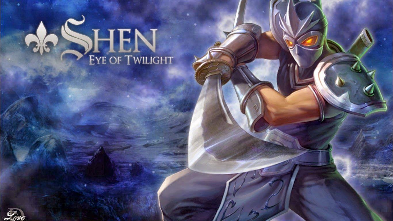 1366x768 League of Legends Shen Wallpaper