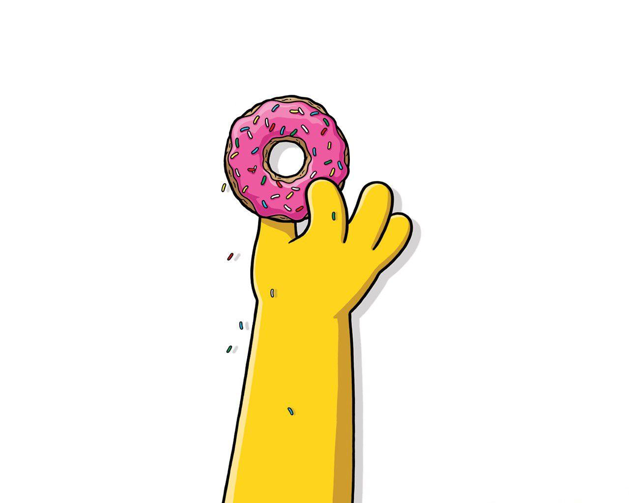 1280x1024 Homer Simpson Donut Quotes. QuotesGram