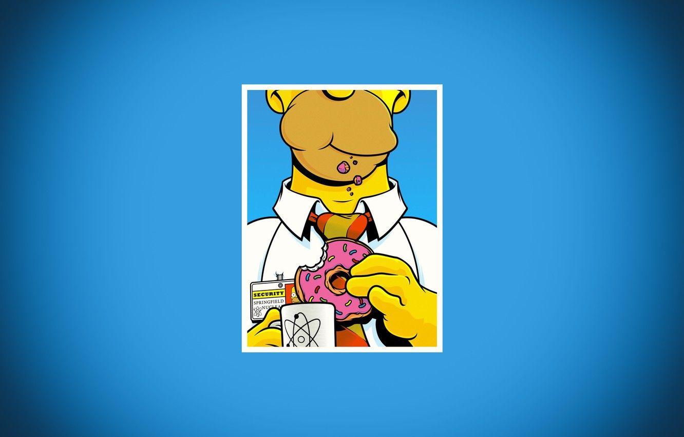 1332x850 Wallpaper The simpsons, Figure, Frame, Homer, Simpsons, Art
