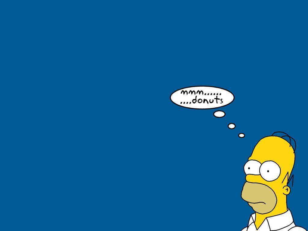 1024x768 Homer Simpson Desktop Wallpaper