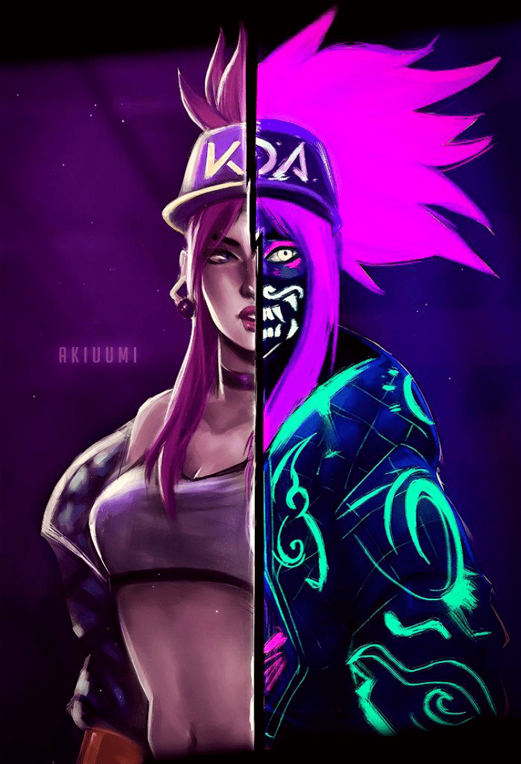 750x1100 Free download LOL League Of Legends Fan Art Wallpaper Campees KDA