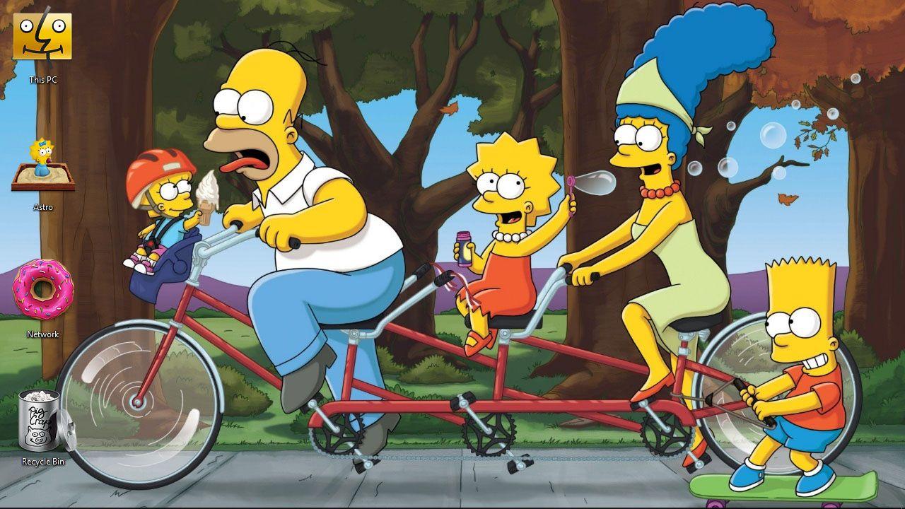 1280x720 Simpsons Theme for Windows 10