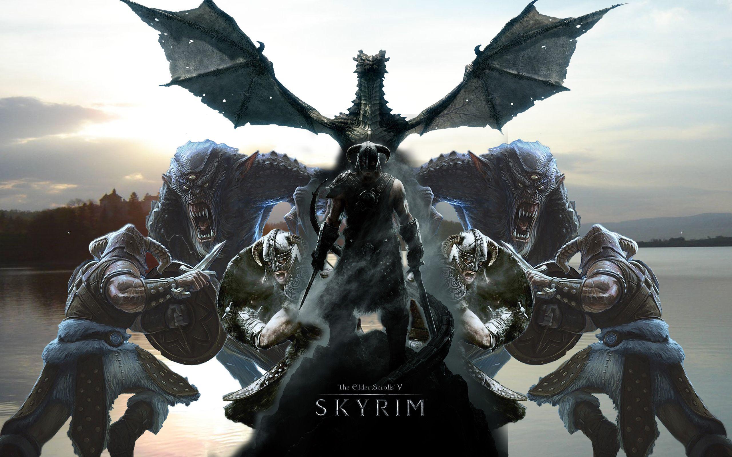 2560x1600 Skyrim Wallpaper for PC