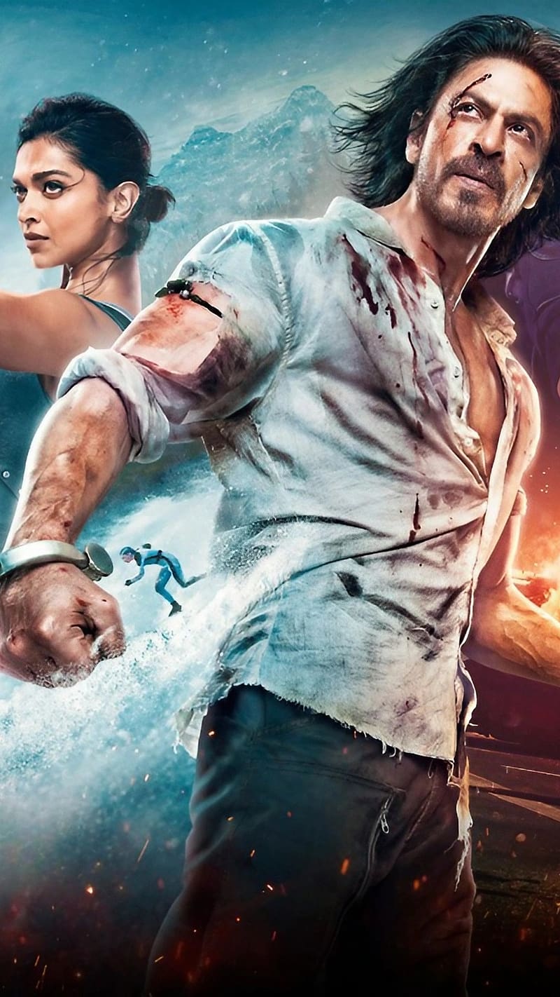 800x1422 Pathan Movie Poster, pathan movie, poster, actor, shahrukh khan, HD phone wallpaper