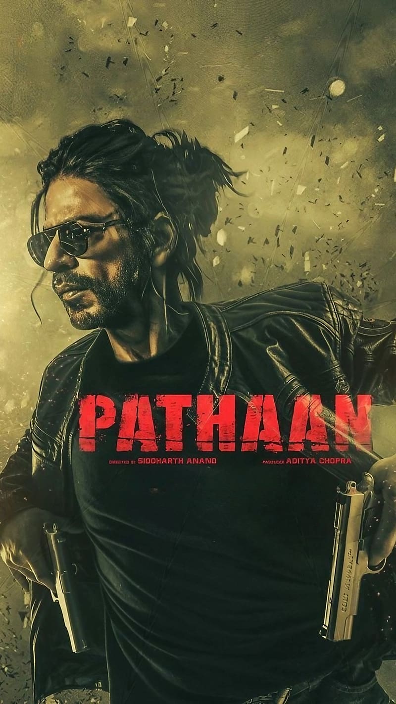 800x1422 Pathan Movie, Black Jacket, shahrukh khan, actor, HD phone wallpaper