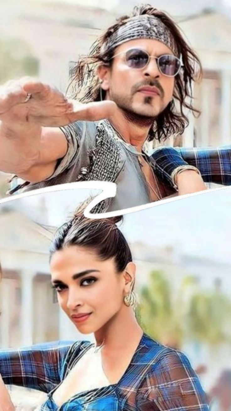736x1308 shahrukh khan deepika padukone pathan HD picture