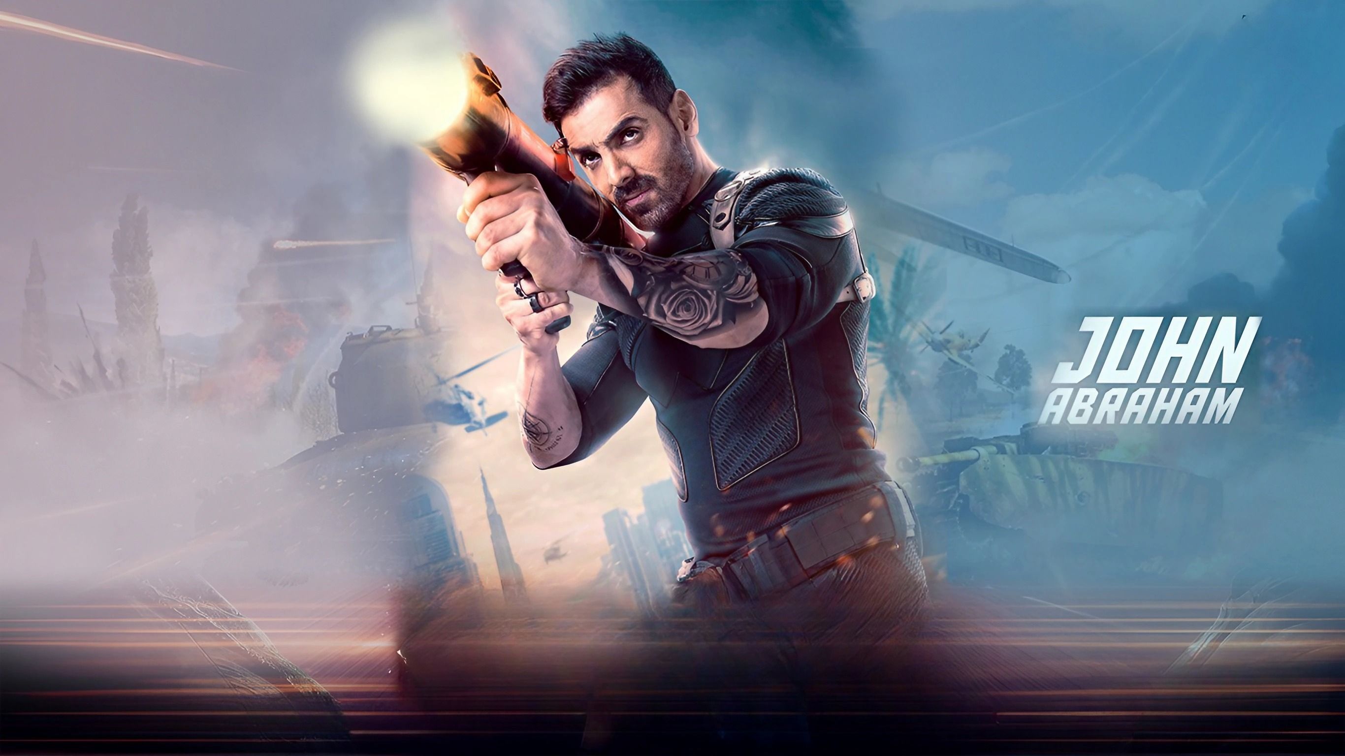 2732x1536 Pathaan Movie Wallpaper