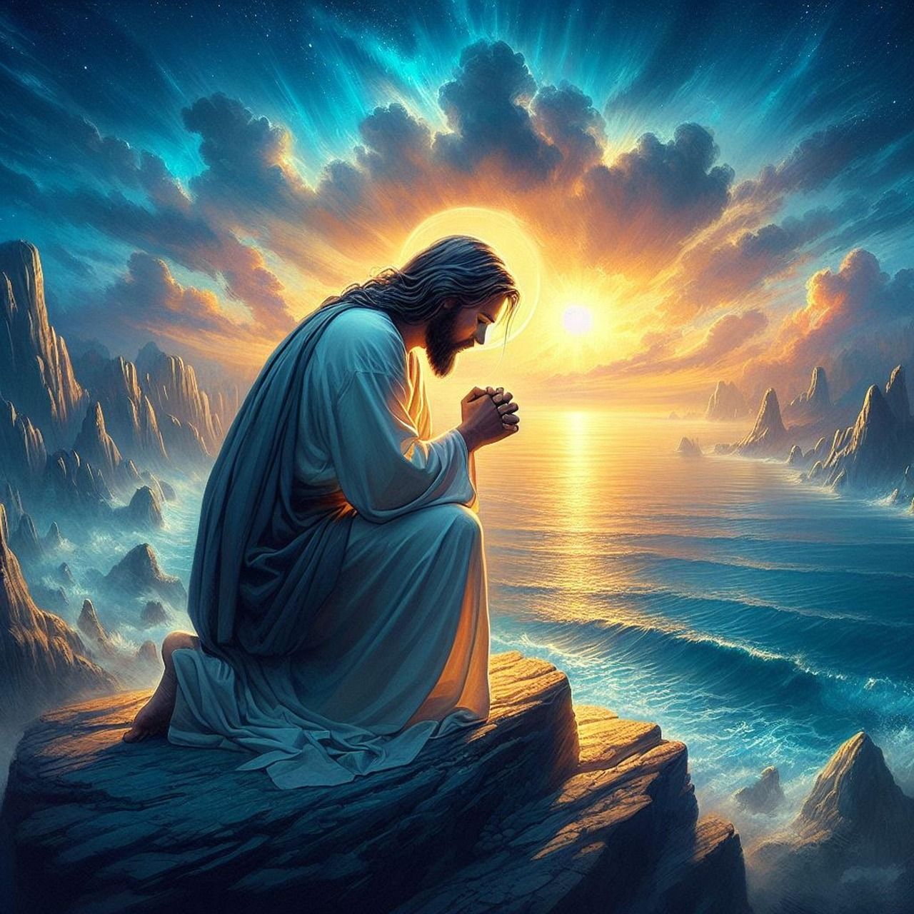 1280x1280 Ai Dihasilkan Tuhan Yesus gratis di Pixabay