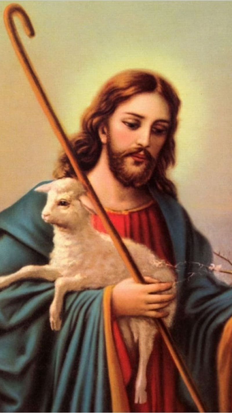 800x1422 Yeshu Masih, Yesus Gembala, tuan, tuhan, Wallpaper ponsel HD