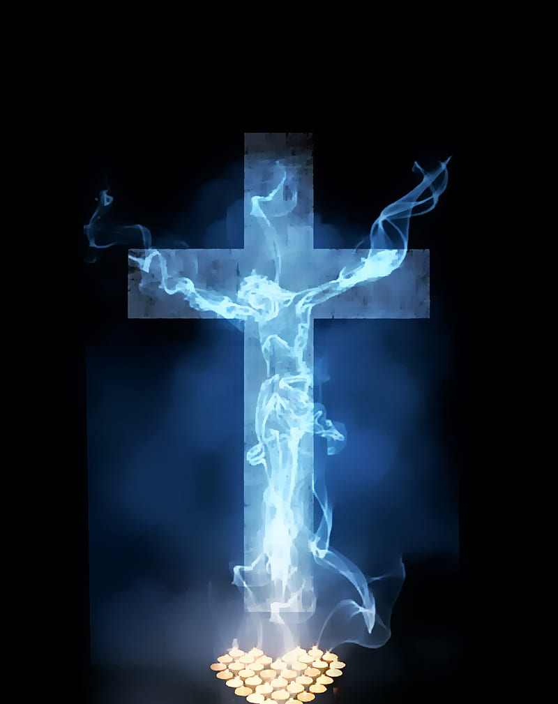 800x1009 Yesus, bonito, tuhan, asap, Wallpaper ponsel HD