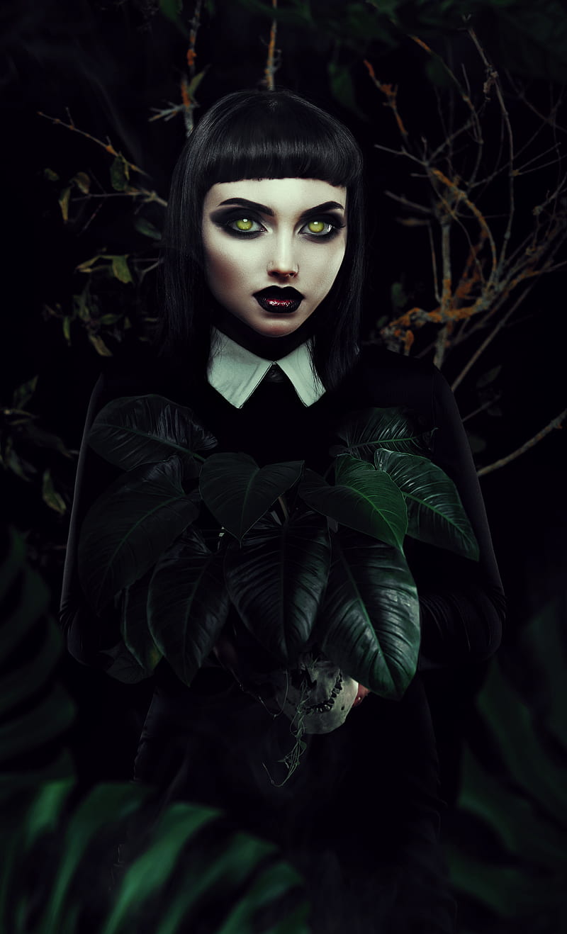 800x1318 Addams, girl, horror, spettro, tv, HD phone wallpaper