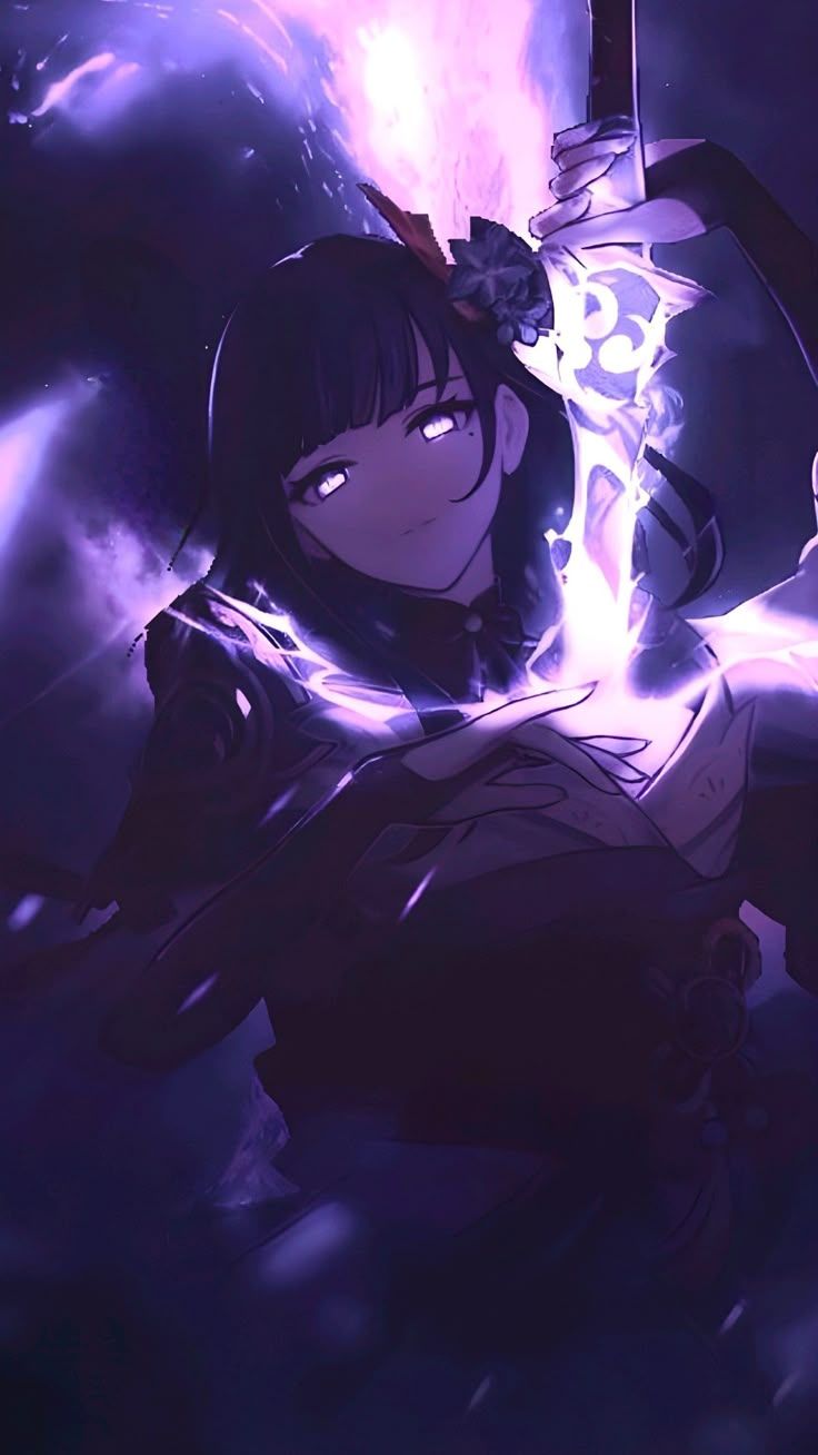 736x1308 Raiden Shogun Wallpaper