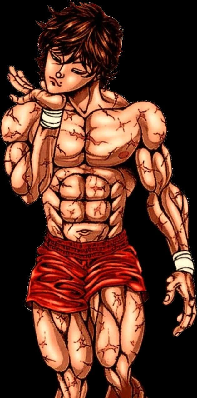 631x1274 Baki Hanma 4k iPhone Wallpaper