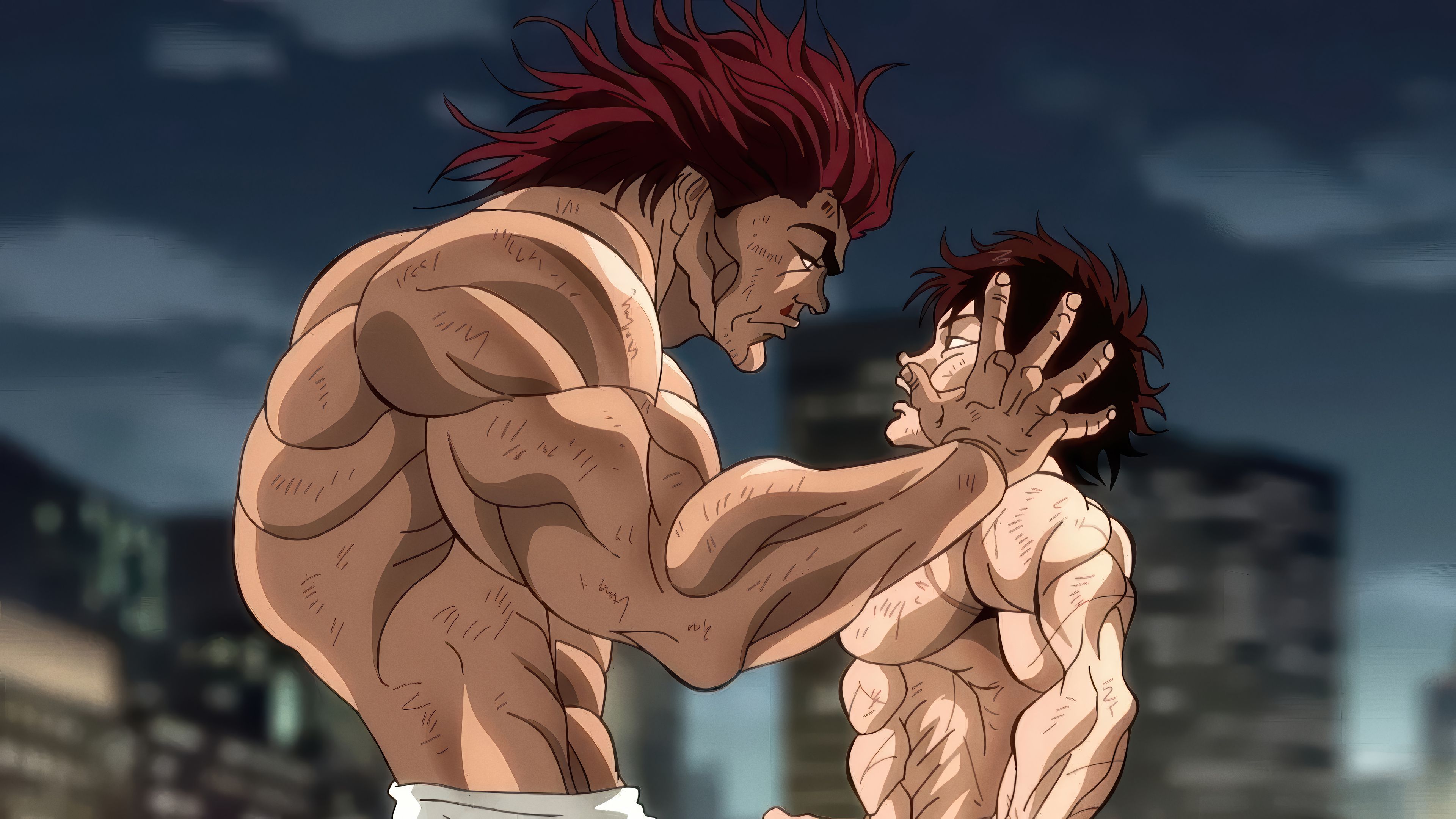 3840x2160 Baki vs. Yujiro Hanma Wallpaper 4K HD PC