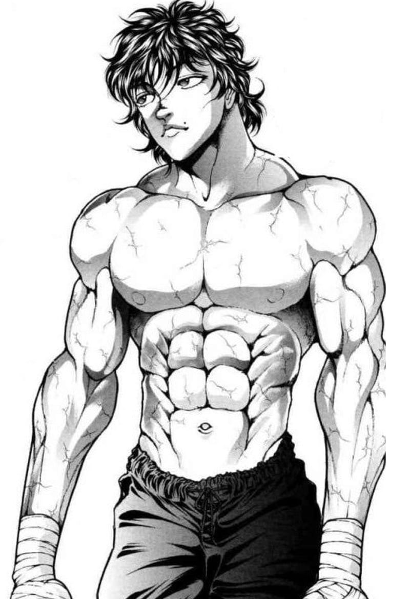 800x1169 Baki, anime, muscle, HD phone wallpaper