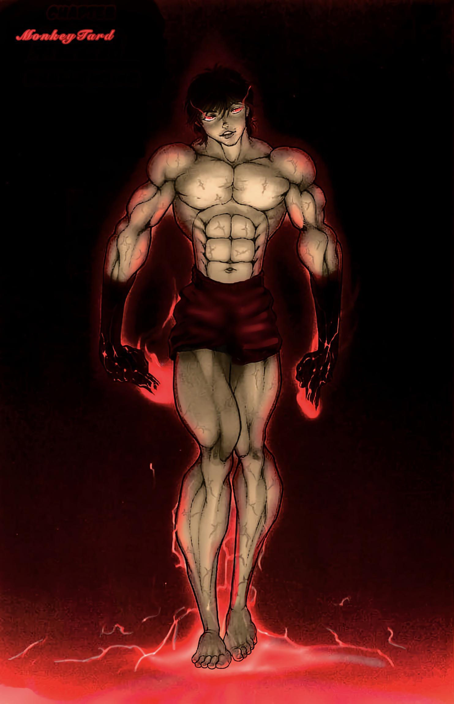 1483x2301 Baki hanma coloring
