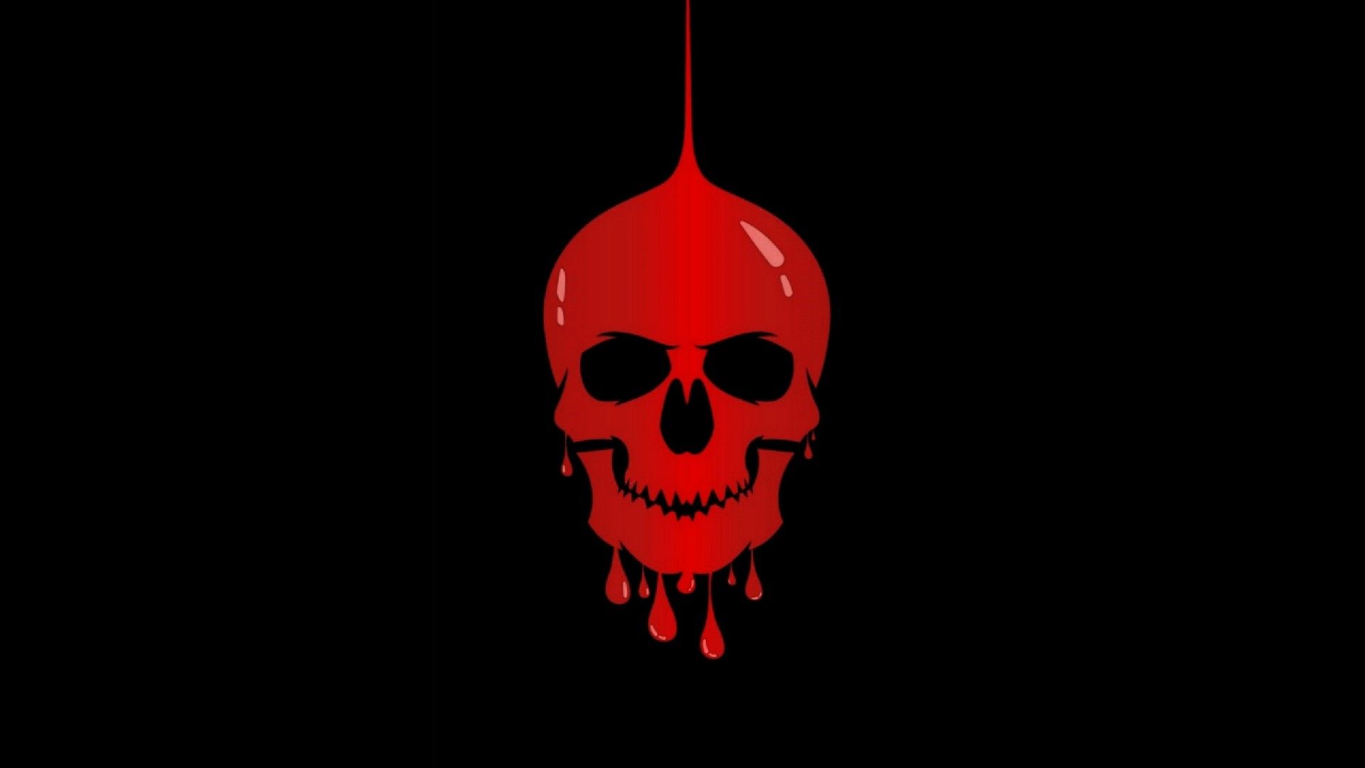 1920x1080 Red skull