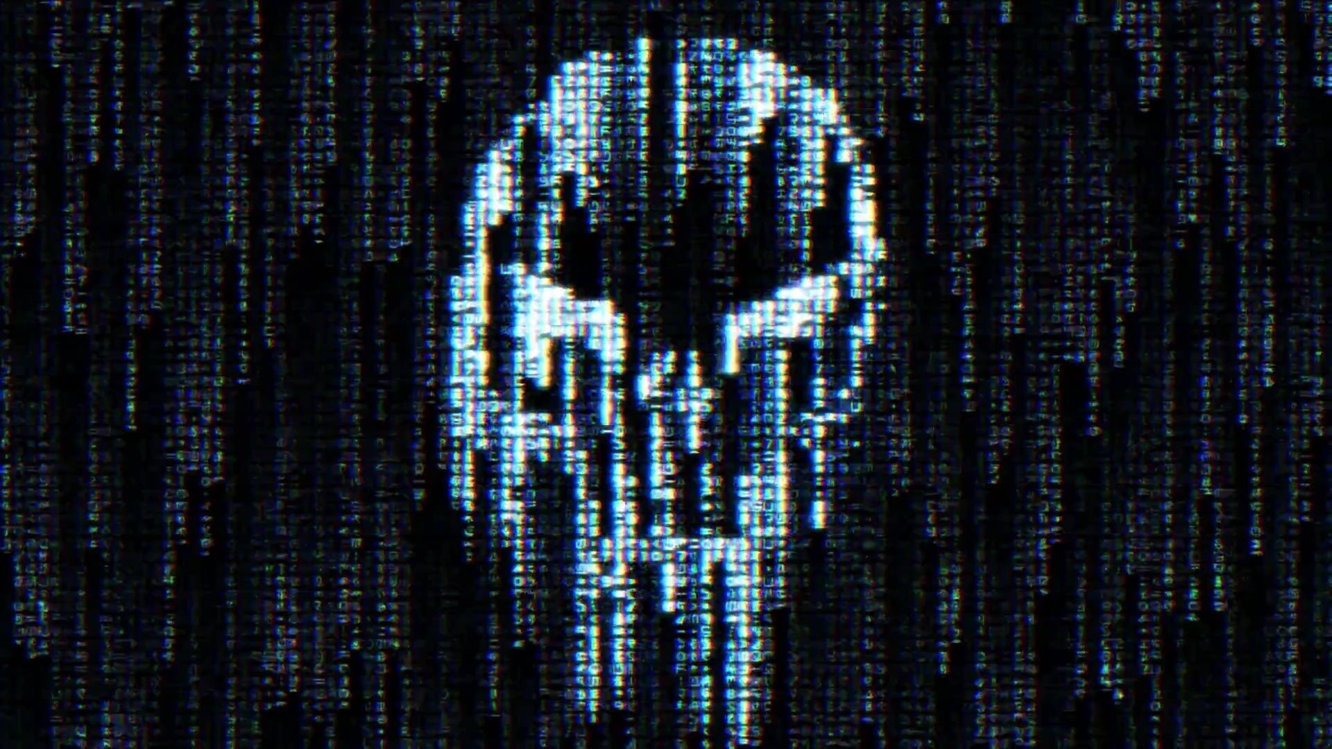 1920x1080 Skull Matrix Live Wallpaper
