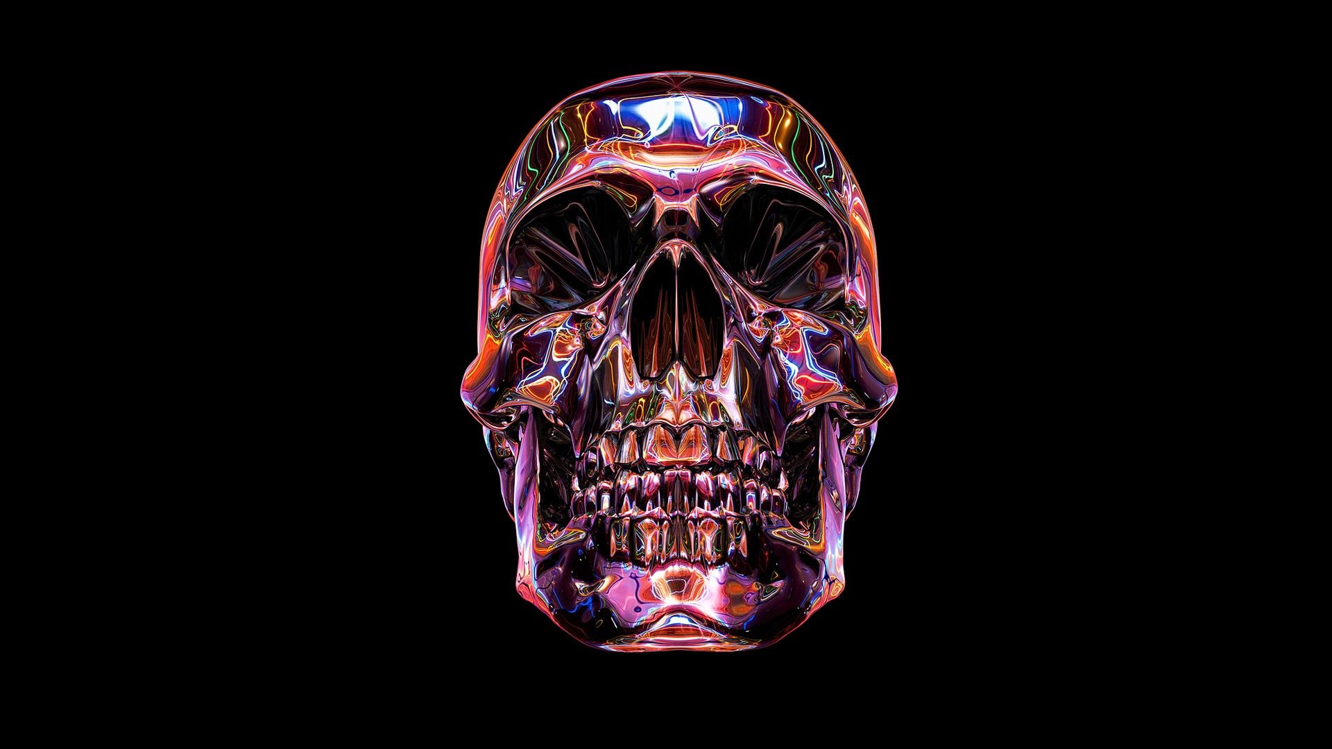 1920x1080 artwork, Skull Wallpaper HD / Desktop and Mobile Background