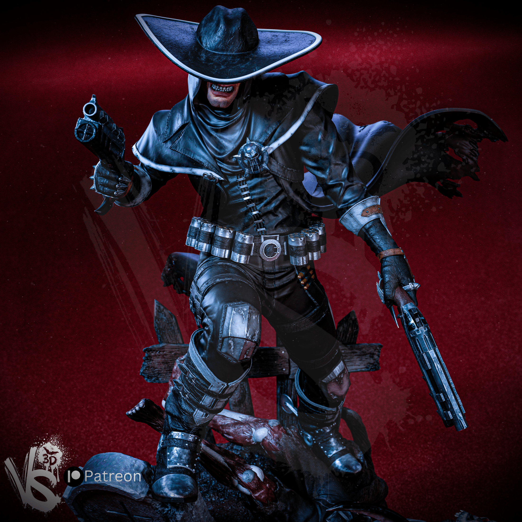 2200x2200 ❌ Jericho Cross Darkwatch・ 3D File for 3D printing・Cults