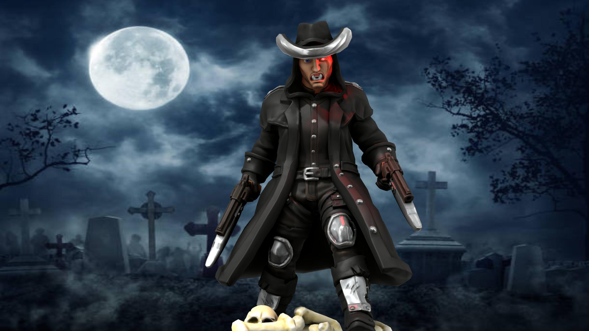 1920x1080 Jericho Cross from Darkwatch, such a childhood game!