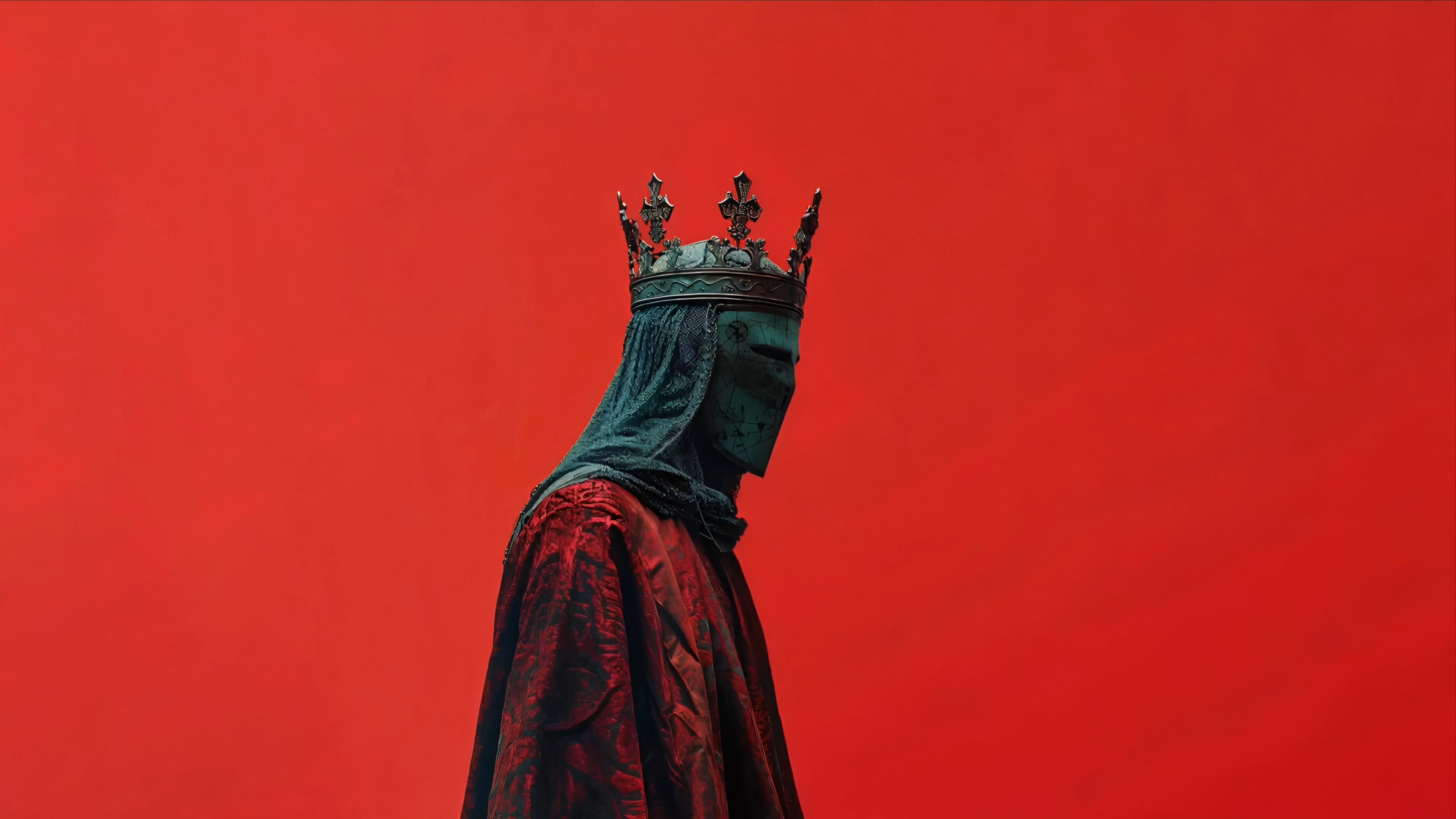 3840x2160 Dark Crowned King Red Aesthetic Live Wallpaper