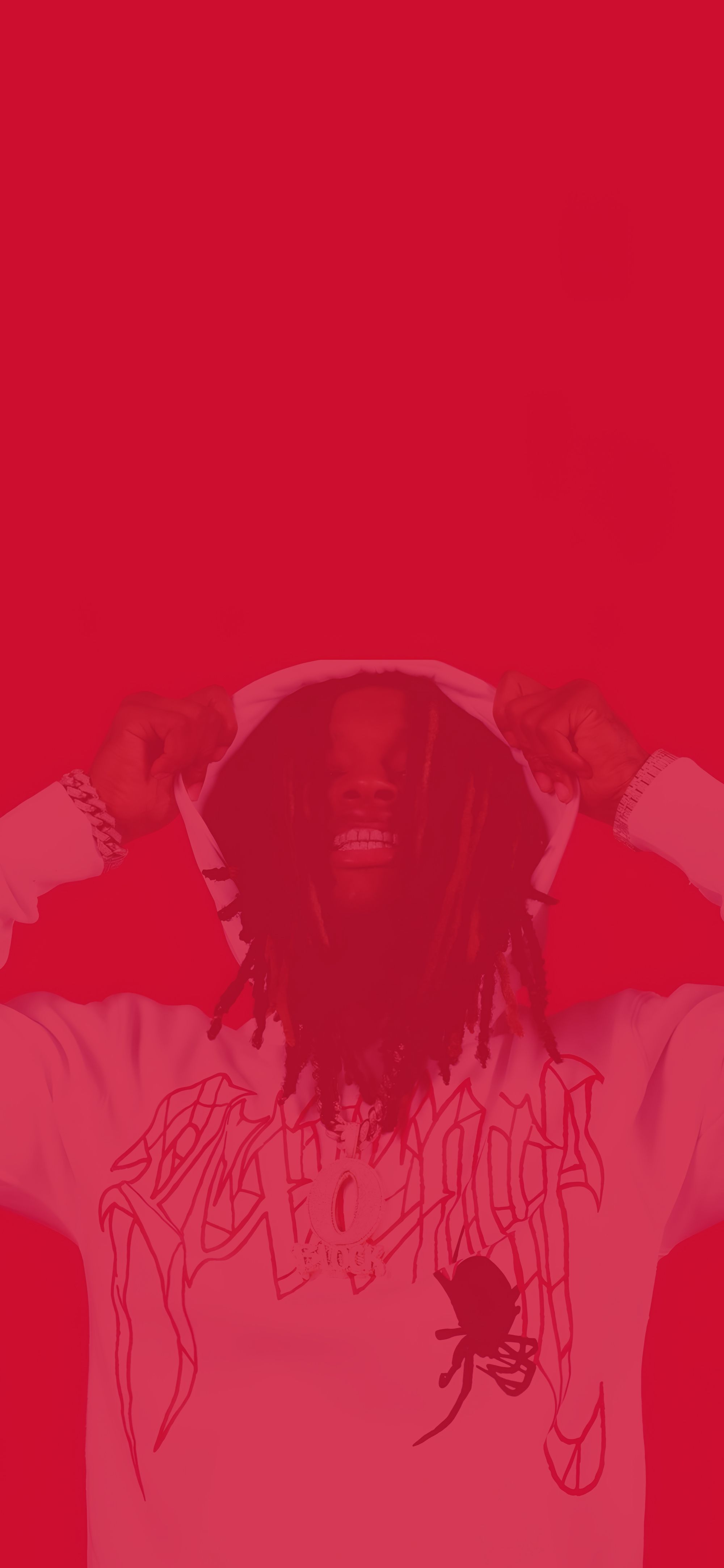 2000x4329 King Von Rapper Red Wallpaper iPhone Wallpaper 4K