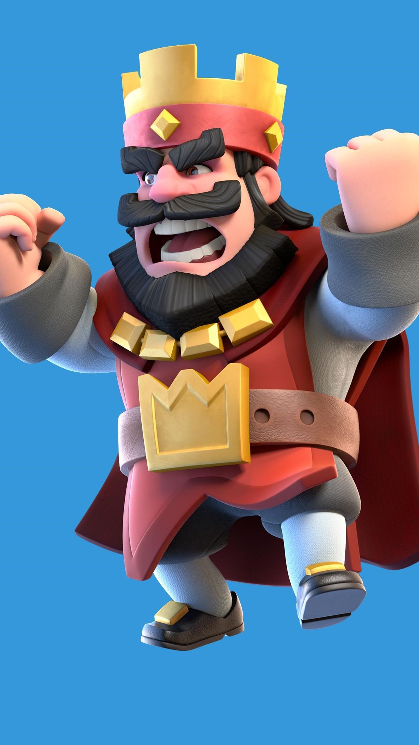 1440x2560 Clash Royale Red King Samsung Galaxy S S7 , Google Pixel XL , Nexus 6P , LG G5 , HD 4k Wallpaper, Image, Background, Photos and Picture
