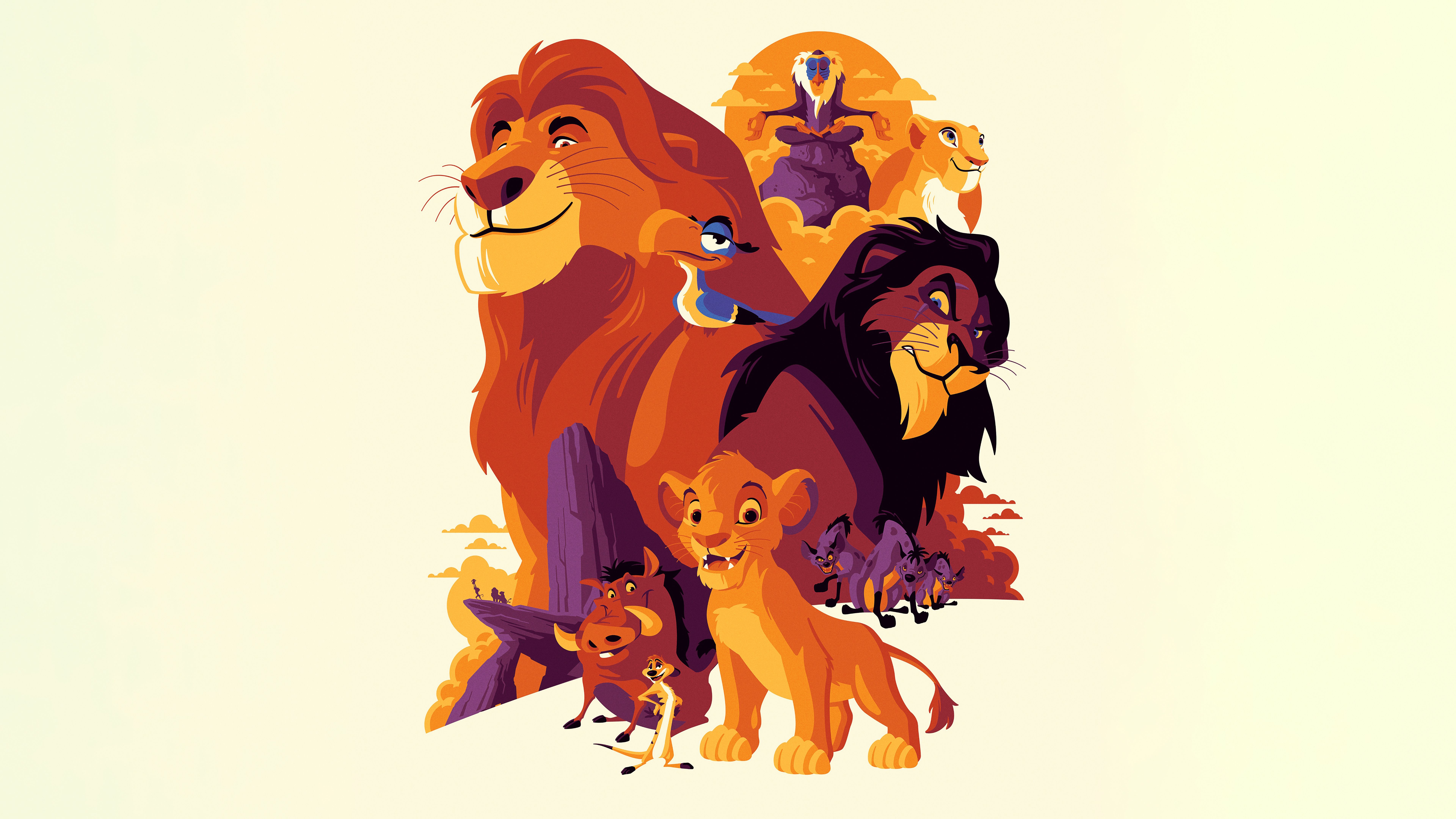 7680x4320 The Lion King Wallpaper 4K, Illustration, 5K, 8K