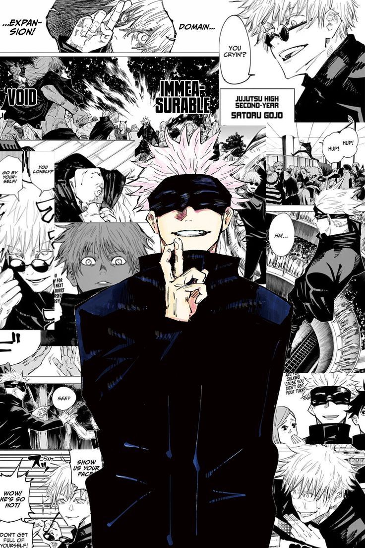 736x1104 Gojo Satoru Jujutsu Kaisen Manga Panel