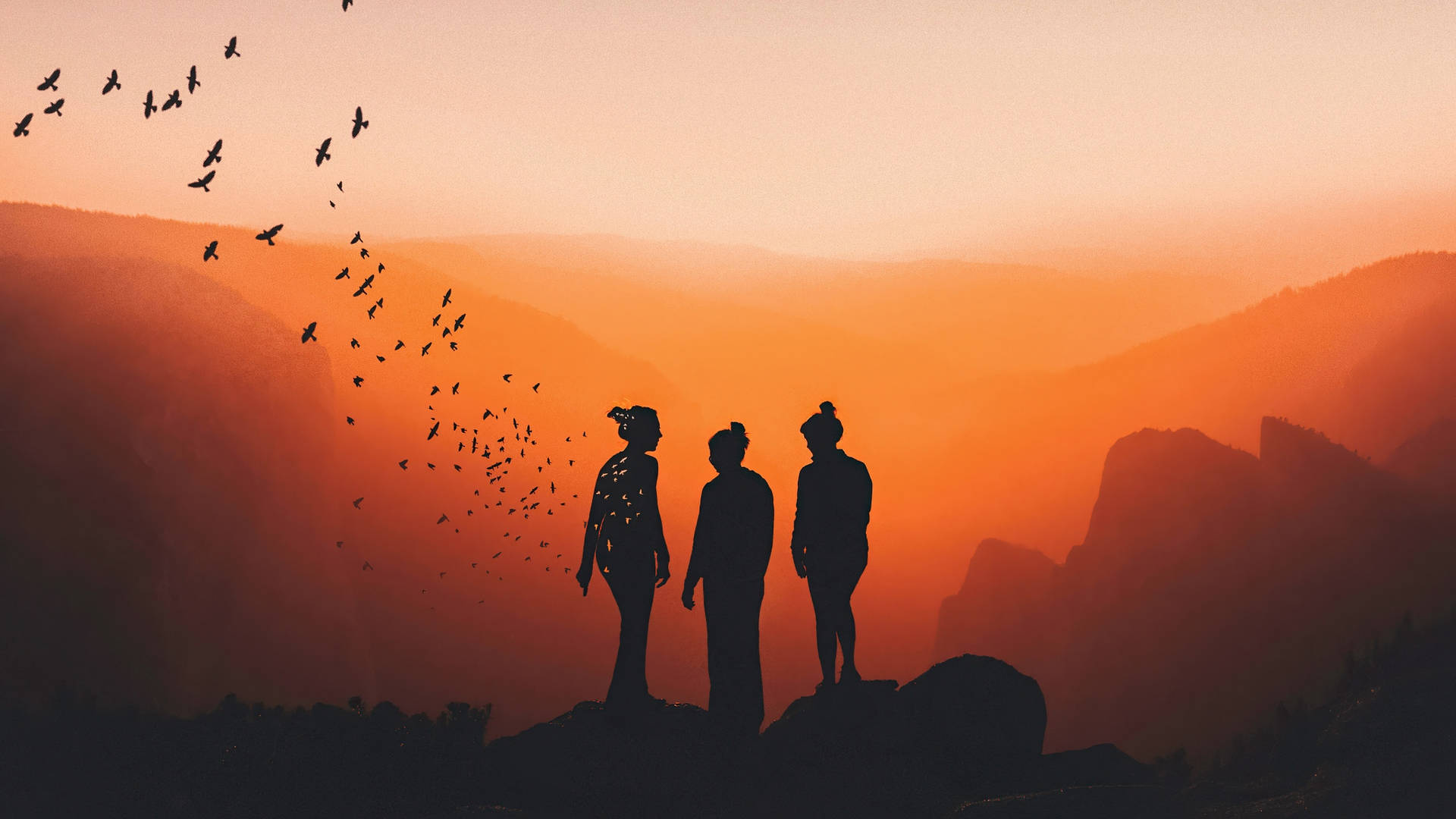 1920x1080 3 Best Friends Background