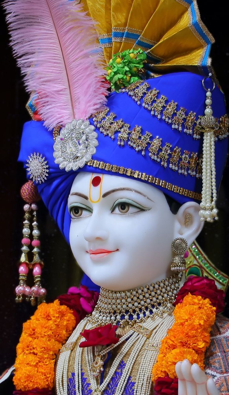 736x1272 Ghanshyam Maharaj HD Wallpaper