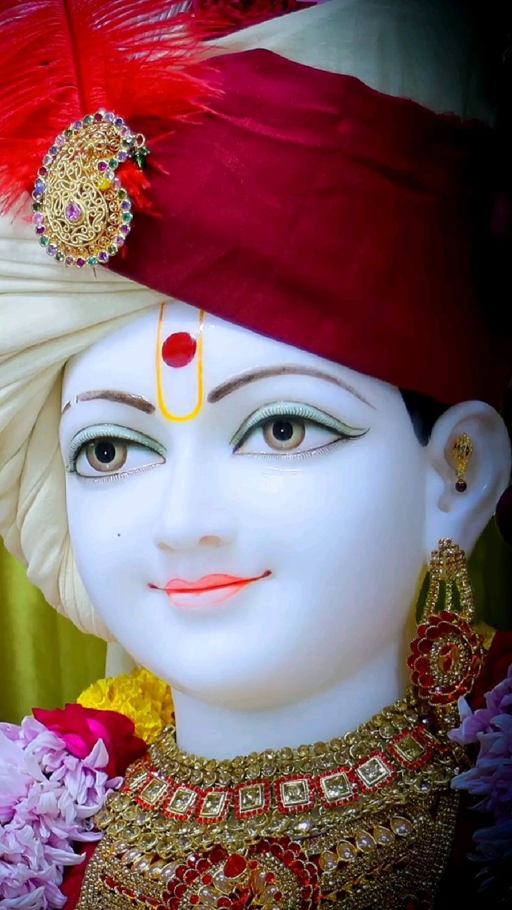 736x1308 Ghanshyam Maharaj HD Wallpaper