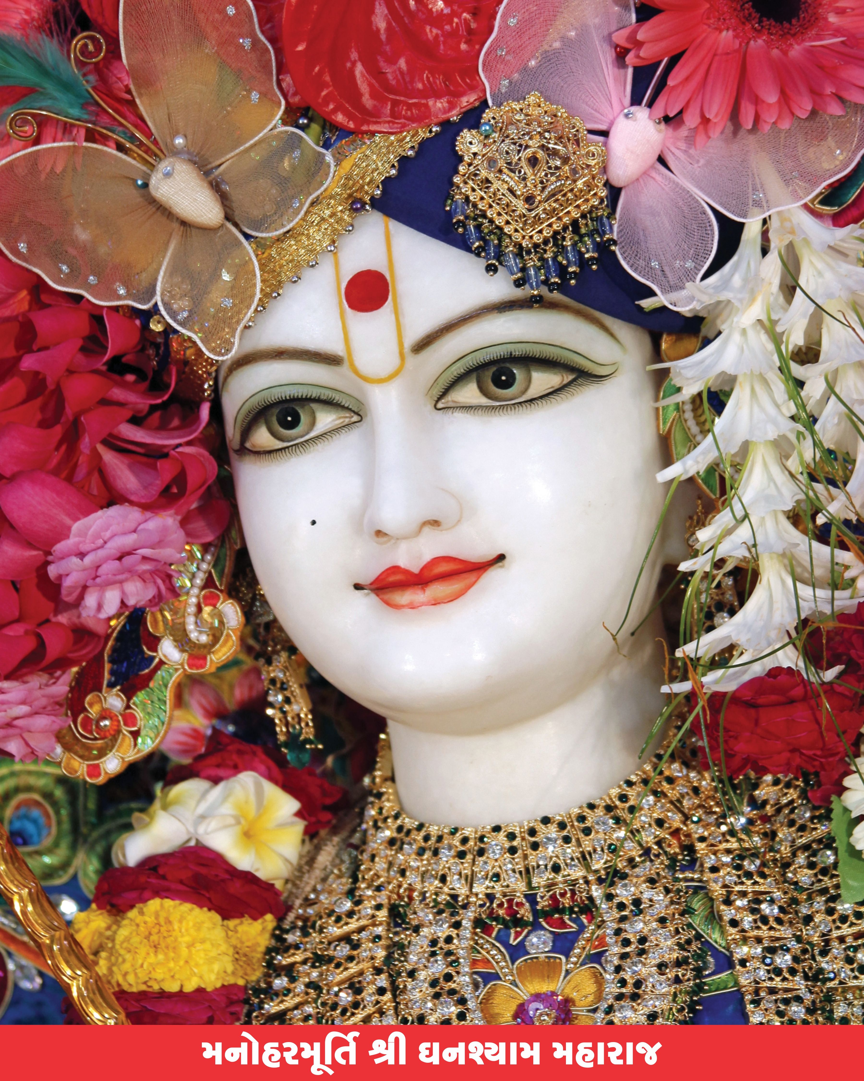 3600x4500 Manoharmurti Shree Ghanshyam Maharaj. Swaminarayan Gurukul Rajkot Sansthan