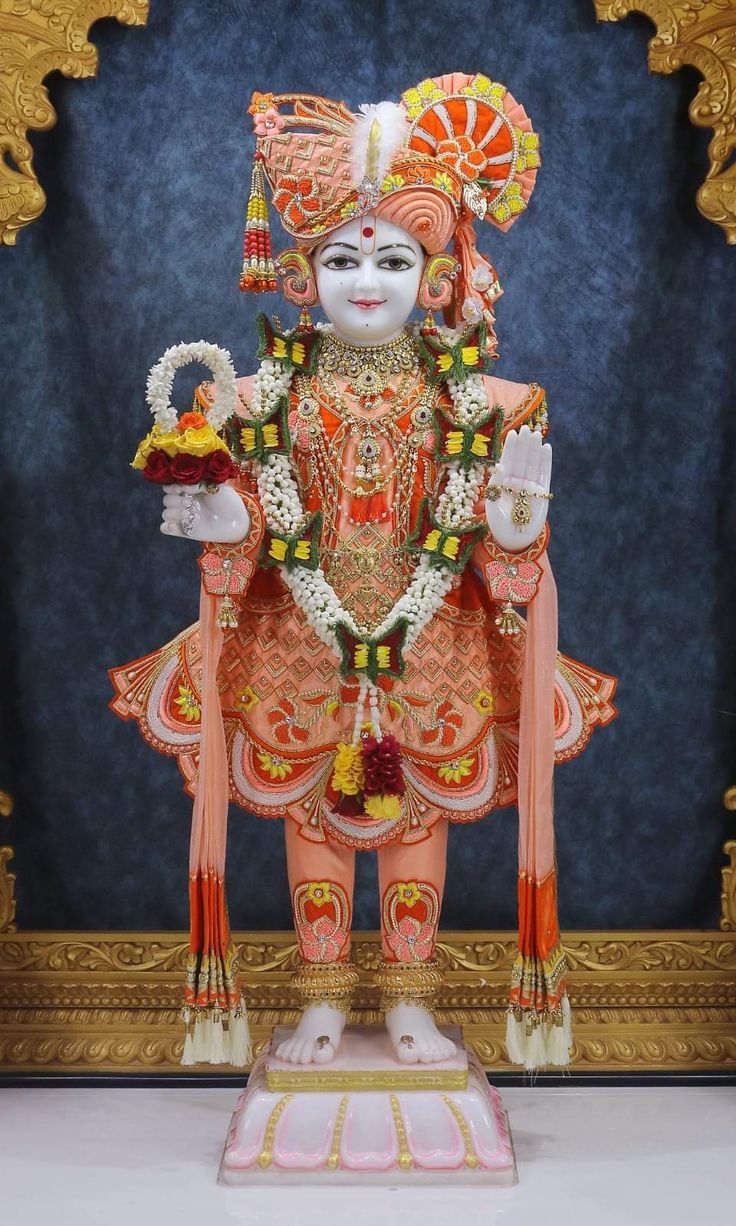 736x1226 Ghanshyam Maharaj Wallpaper