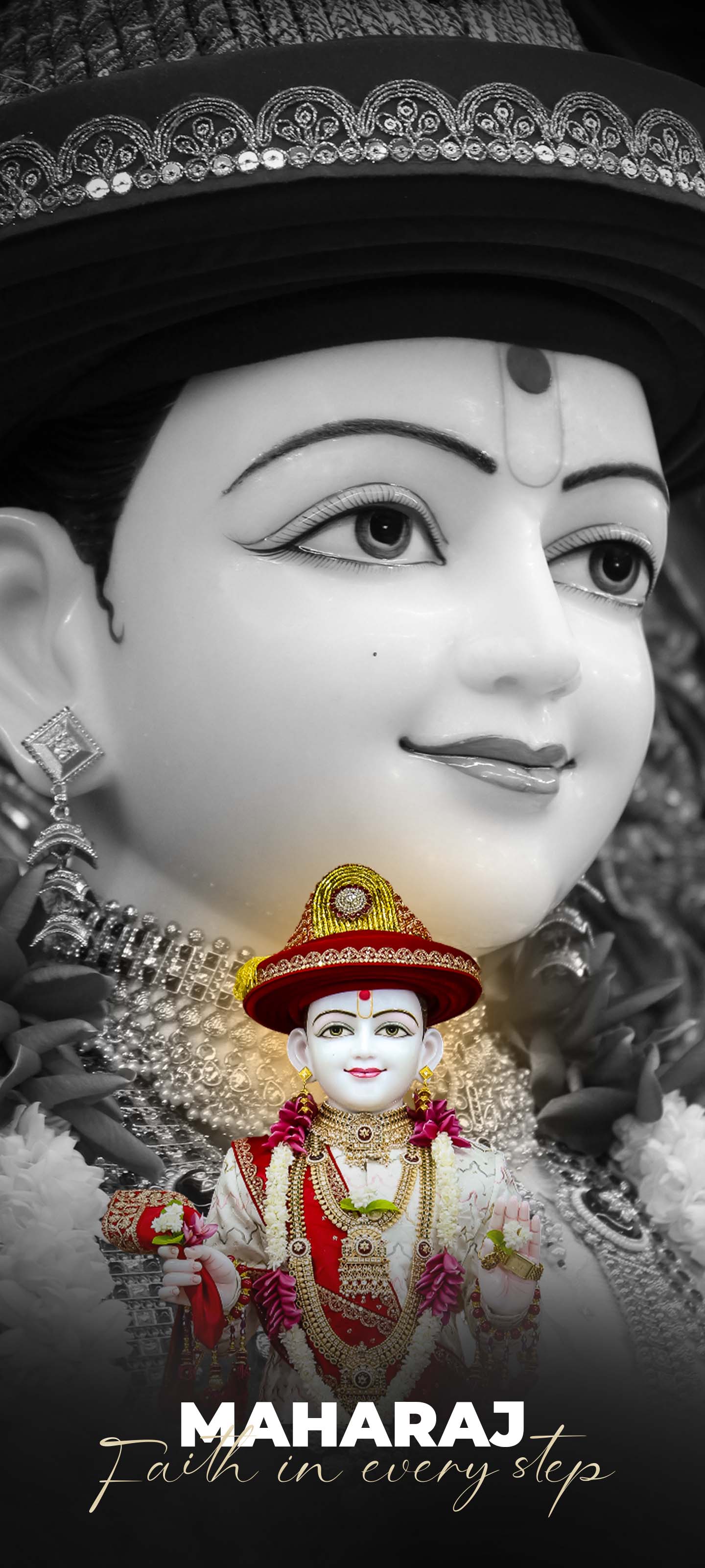 1440x3200 Ghanshyam Maharaj Shantigram Gurukul. Swaminarayan Gurukul Rajkot Sansthan