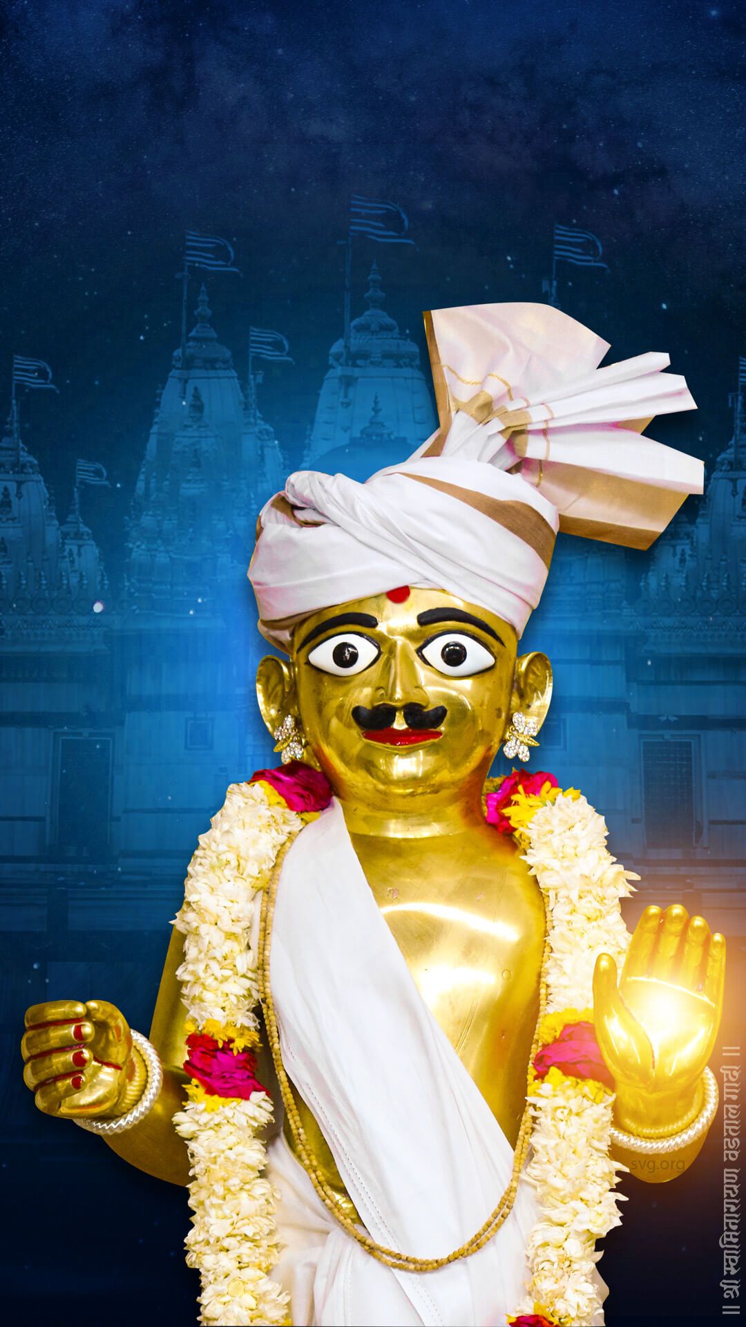1080x1920 Swaminarayan Mobile Wallpaper. Swaminarayan Vadtal Gadi