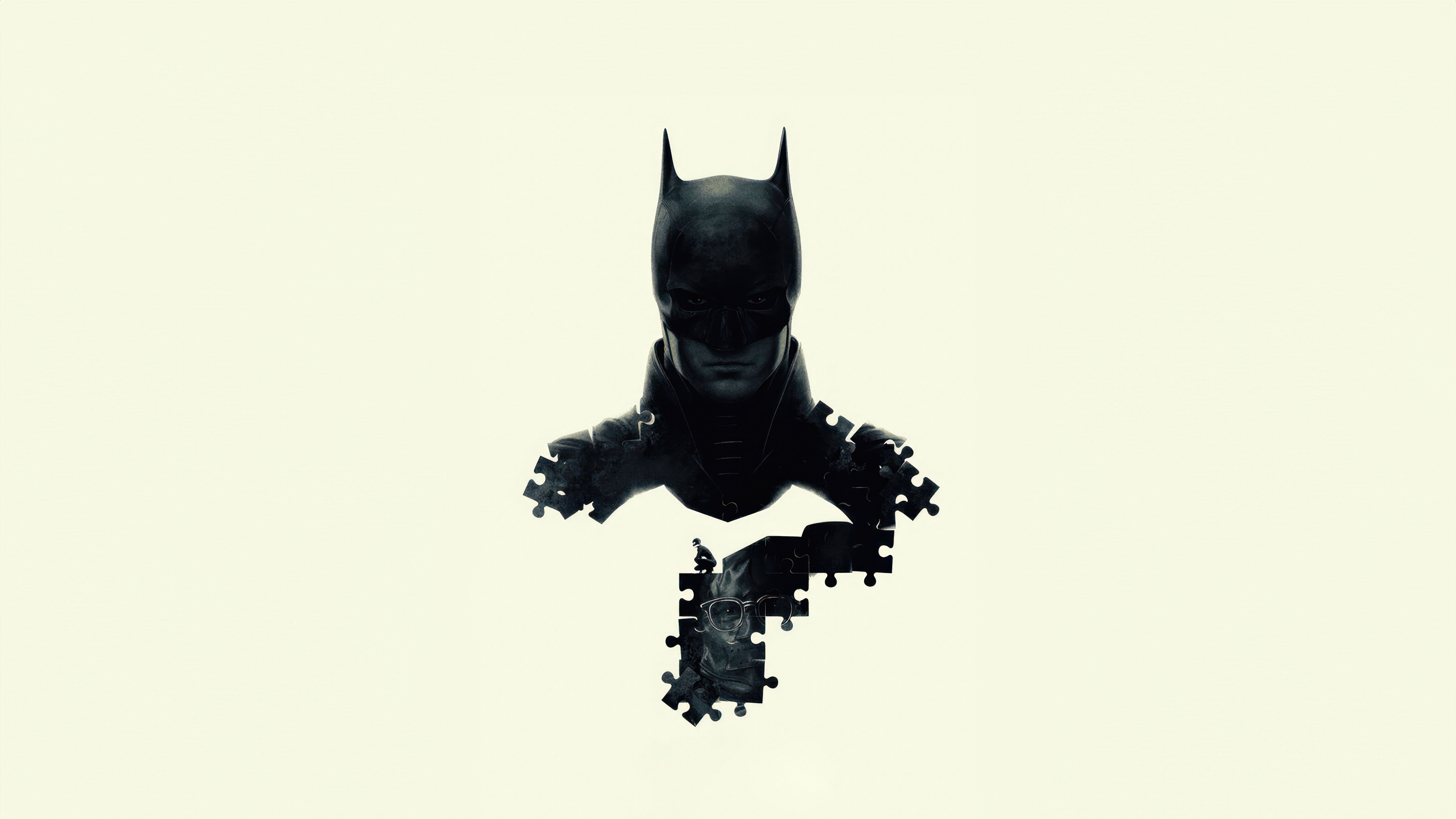7680x4320 White Batman Background Minimal In 8k Wallpaper, HD Superheroes Wallpaper, 4k Wallpaper, Image, Background, Photos and Picture