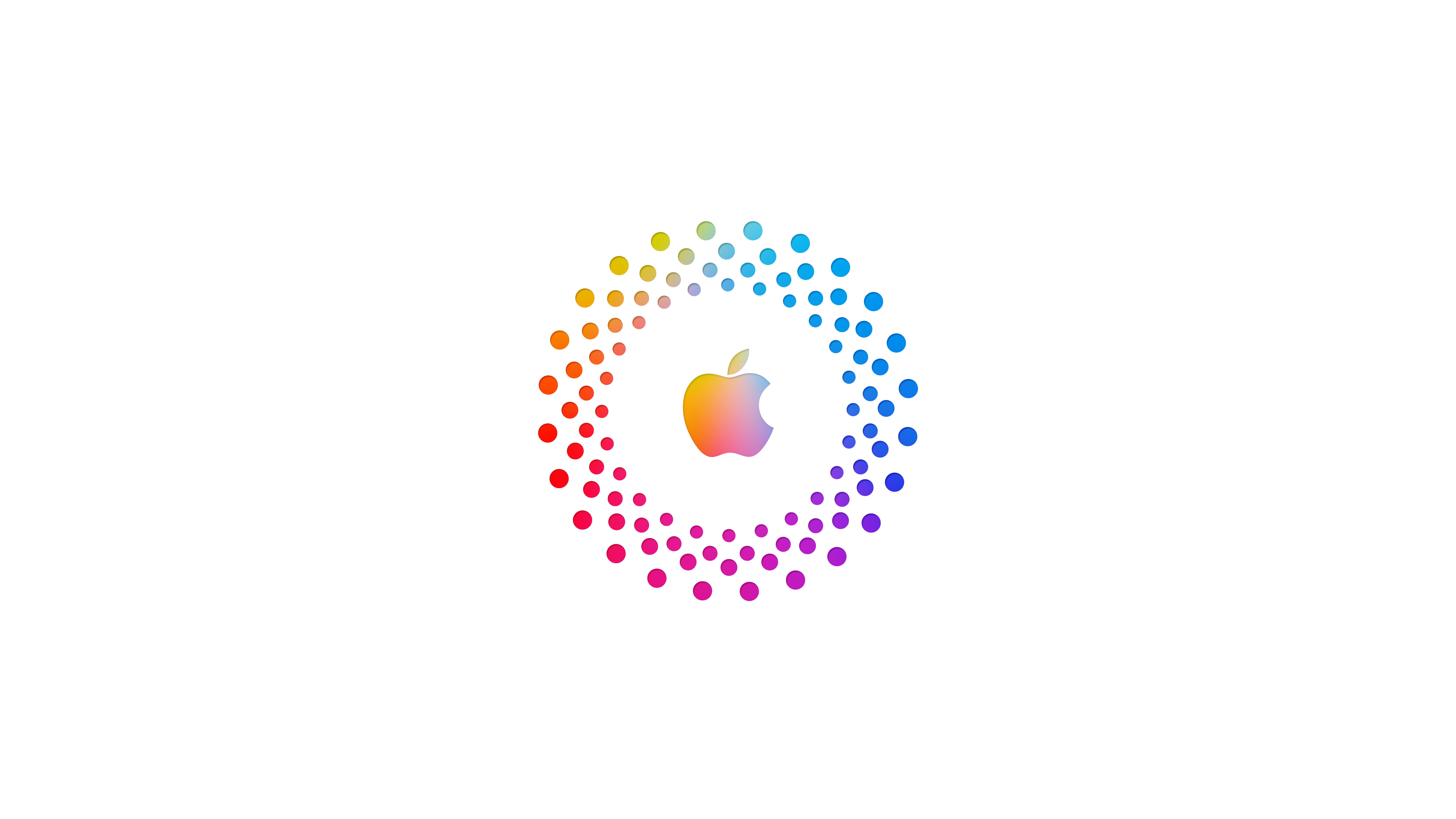 7680x4320 Apple Logo White Background Wallpaper 8K 4K PC Desktop e