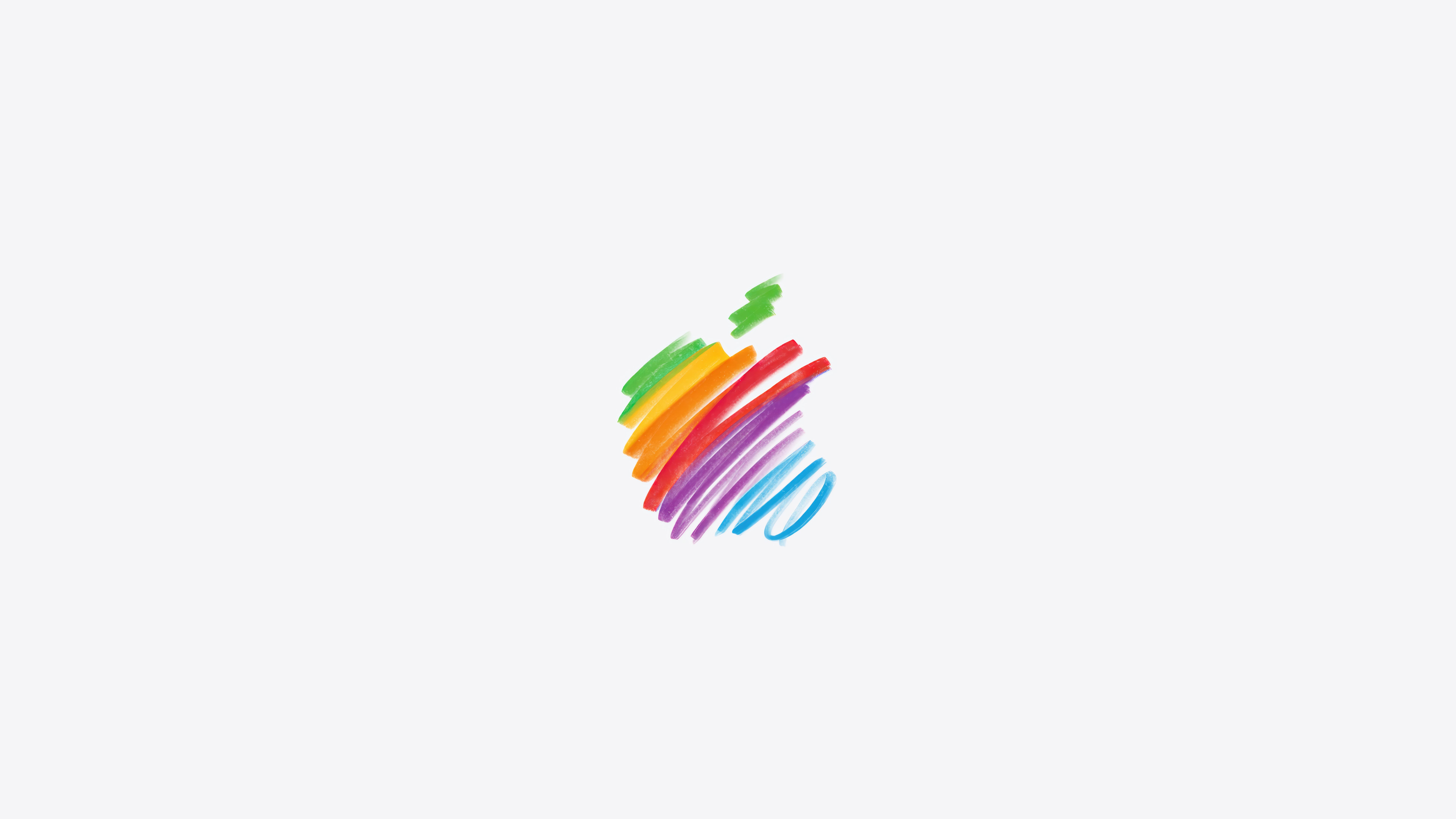 7680x4320 Apple Logo 8K 4K Wallpaper PC HD White Background