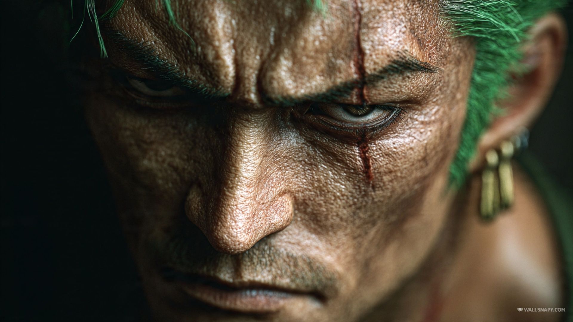 1920x1080 One piece zoro ultra detailed human realistic 4k wallpaper