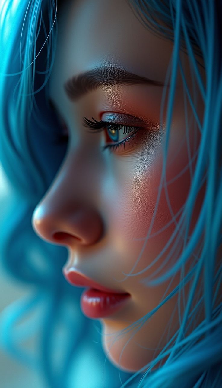 736x1288 High Quality Realistic Girl Wallpaper 8k Ultra HD