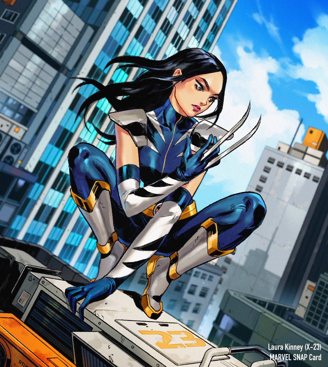 1075x1200 My Laura Kinney (X 23) Was Revealed On Marvel Snap The Other Day. Drew A Lot Of Laura This Year. #x23 #laurakinney