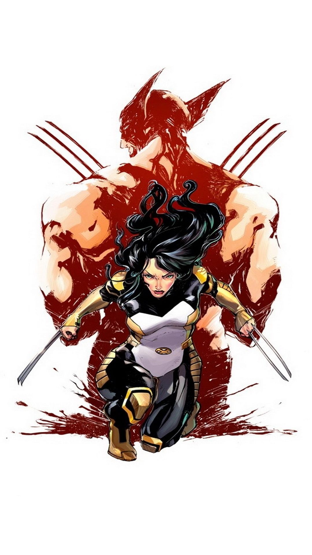 1080x1920 iPhone Wallpaper X- Laura Kinney, Wolverine, Logan, Wolverine, Marvel. HD Wallpaper and iPhone iPhone 6 Plus HD. iPhone/スマホ壁紙ギャラリー