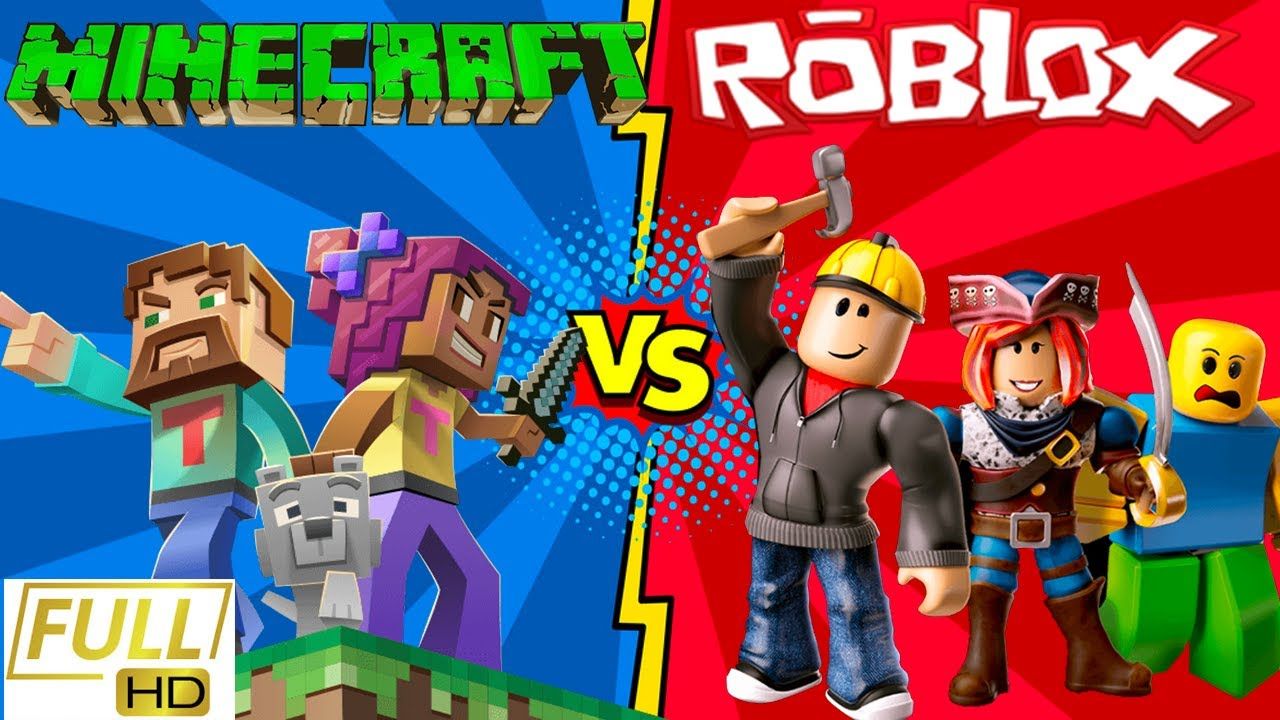 1280x720 [NEW 1.16 MINECRAFT VS ROBLOX. FULL HD 1080 with 10 10 ITEMS. DONT MISS THIS COMPARISON