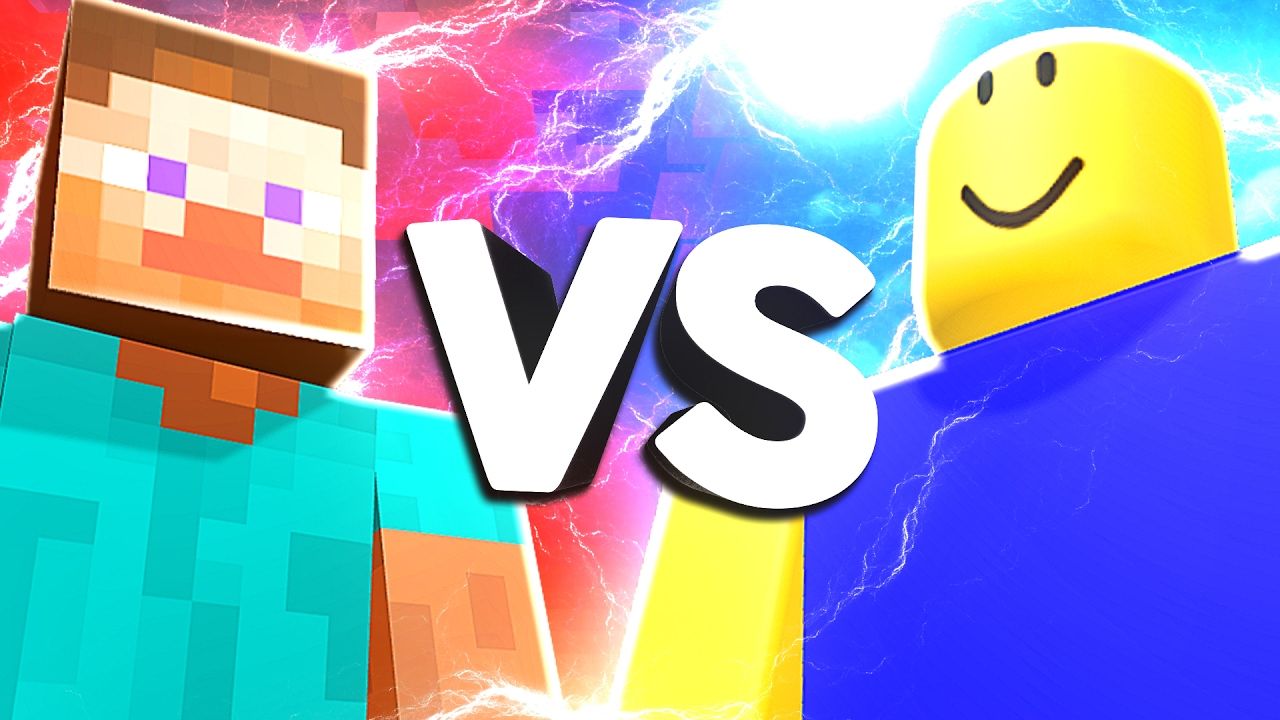 1280x720 MINECRAFT vs ROBLOX