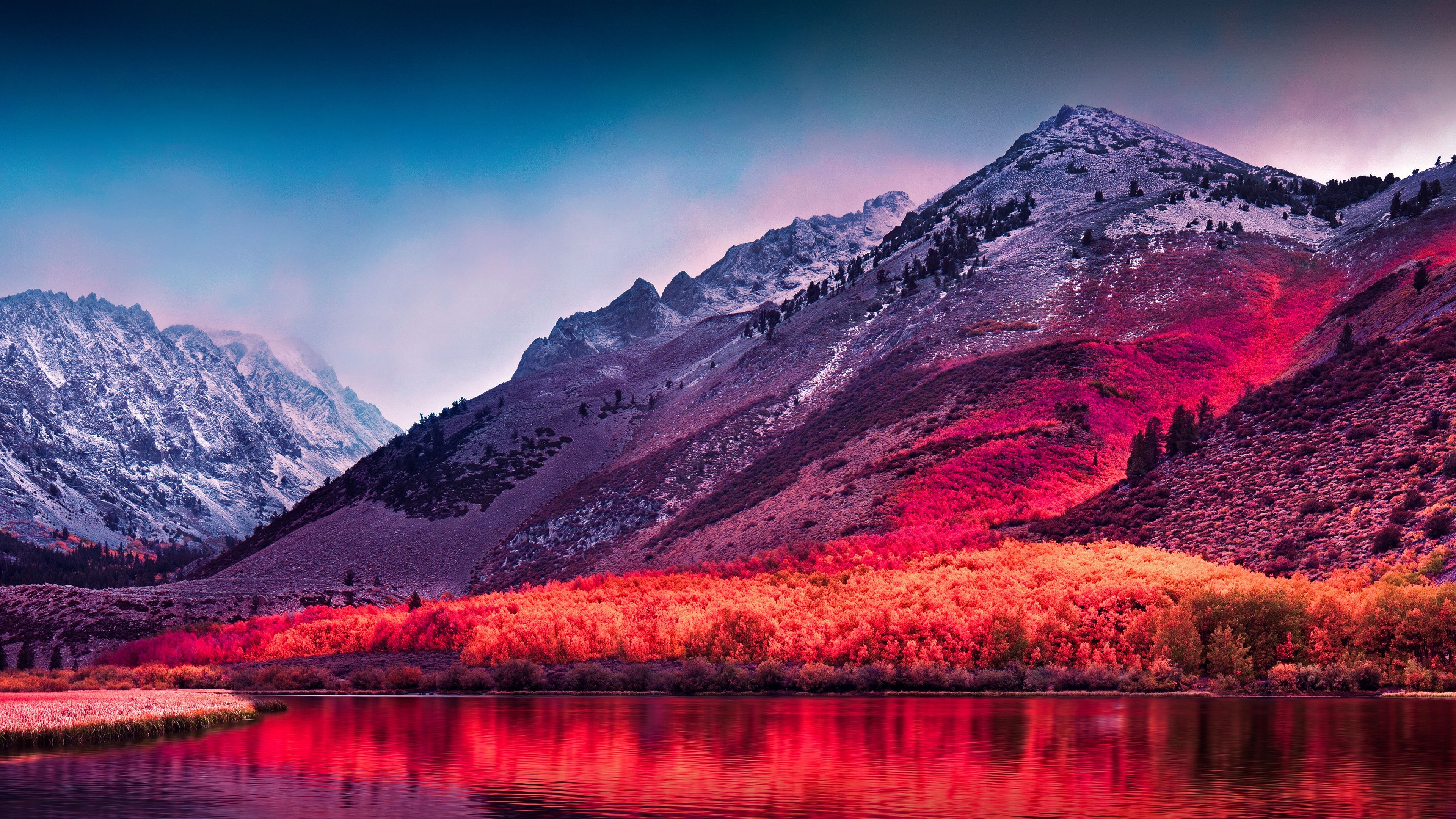 3840x2160 Sierra Nevada mountains Wallpaper 4K, macOS High Sierra