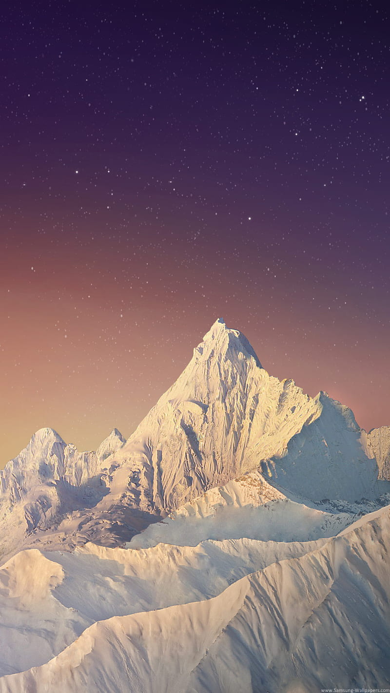 800x1422 Montañas, monte, ártico, puesta de sol, cielo, nevado, nieve, montaña, panorama, Fondo de pantalla de teléfono HD