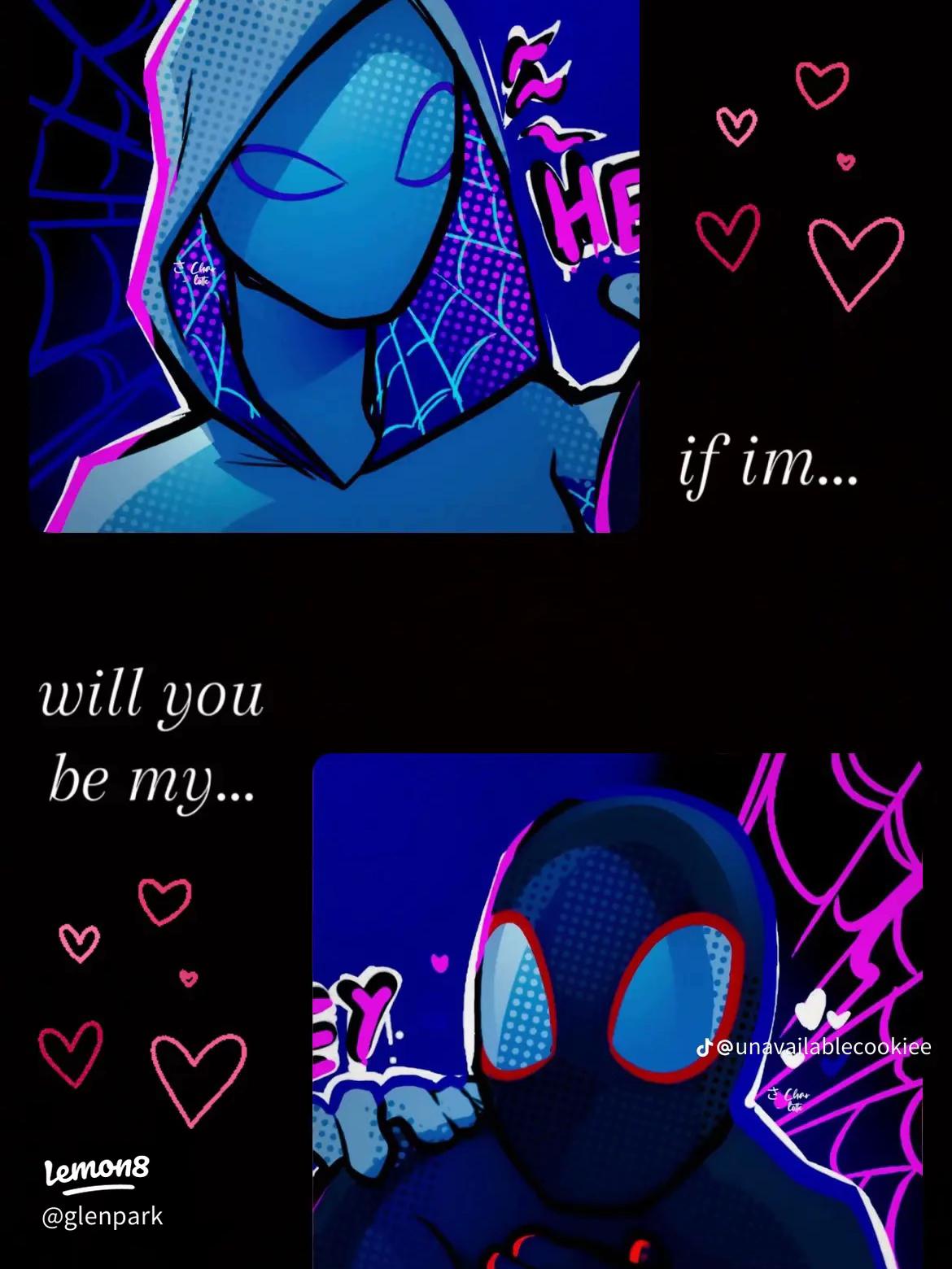1170x1560 Miles & Gwen Spiderman: Cute Matching Couple Wallpaper & PFP
